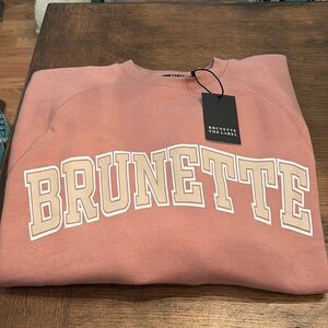 NWT Brunette Rose Blush White ptp 28